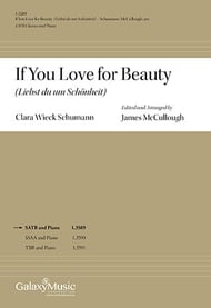 If You Love for Beauty SATB choral sheet music cover Thumbnail